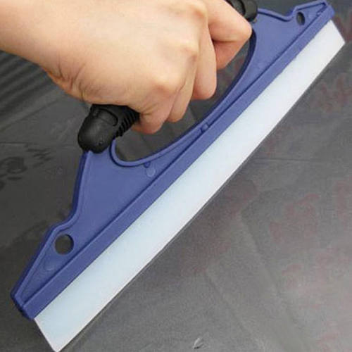 1X Silicone Car Window Wash Cleaning Brush Cleaner Wiper Squeegee Drying Blade