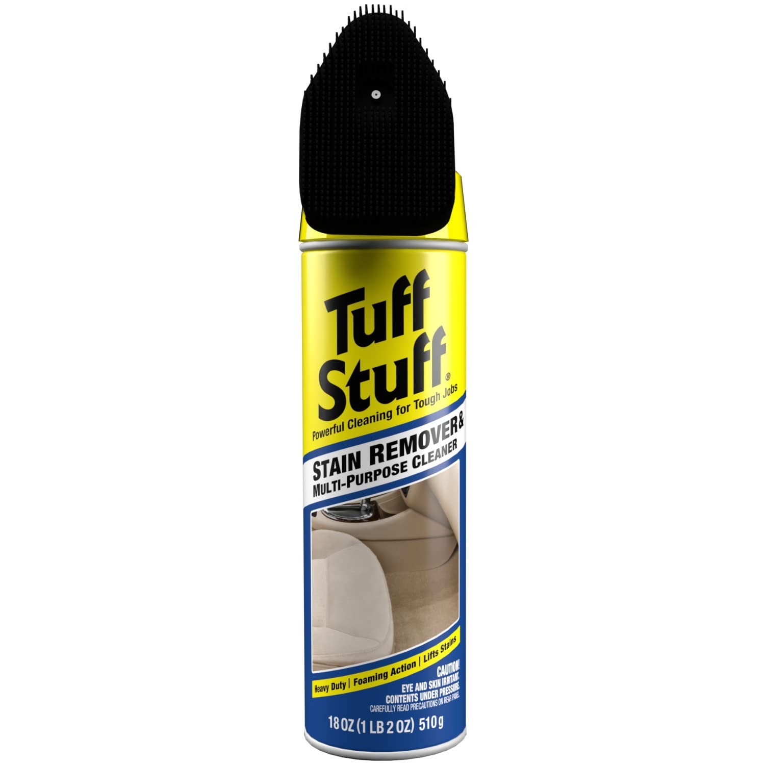 Tuff Stuff Car Cleaner and Stain Remover , Multi Purpose Cleaner with Scrubby Ca