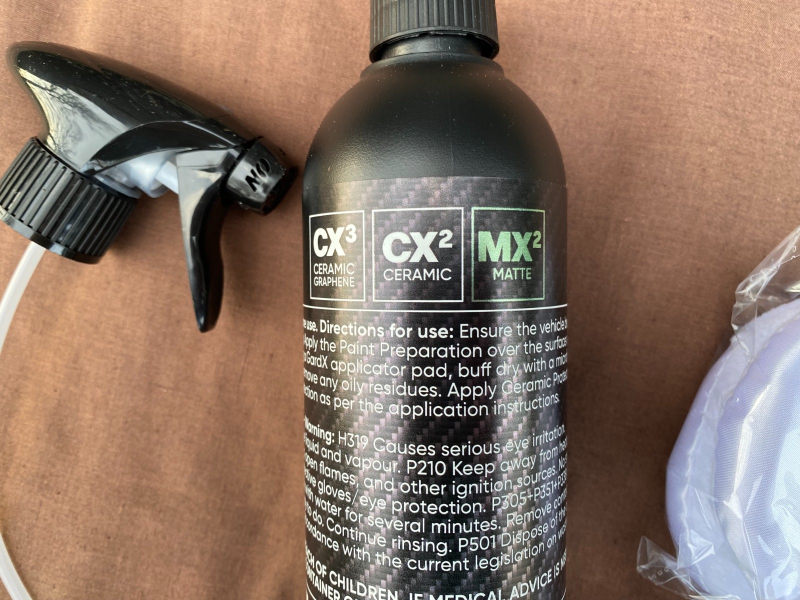 GARDX PROTECT GENUINE PAINT PREPARATION SPRAY 500ml + GLASS GUARD 70ml