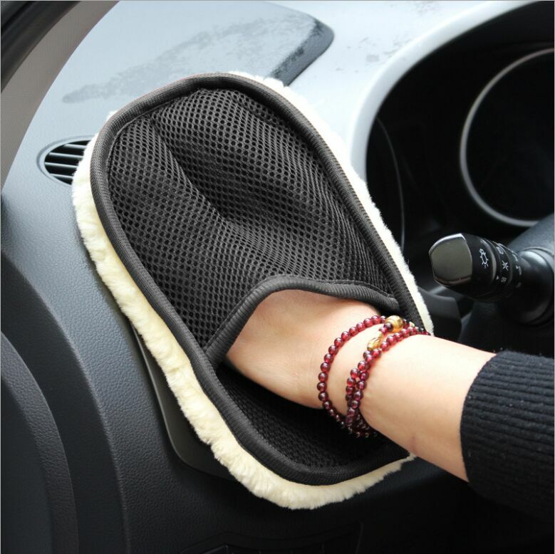 Discount 3pcs Car Cleaning Glove Towels Auto Washer Brush Care Wash Kits