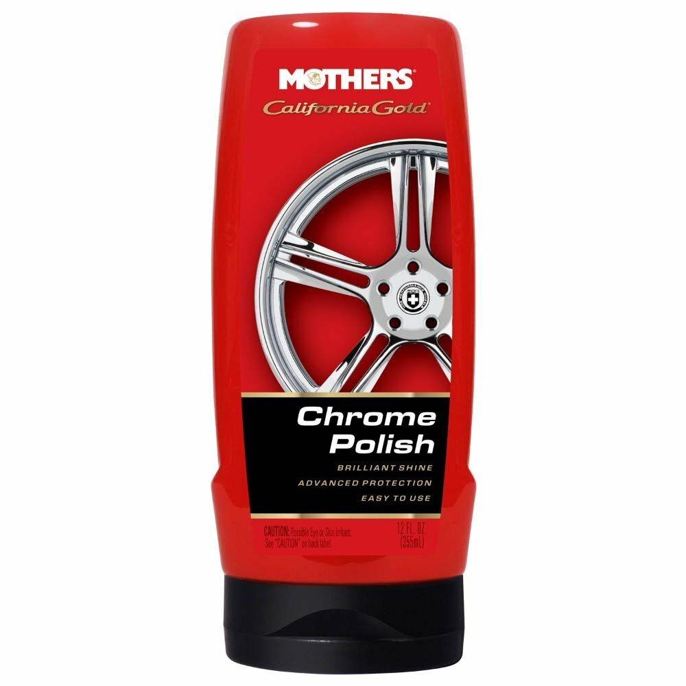 Mothers California Gold Chrome Wheel Car Motorcycle Polish 05212 – 12oz