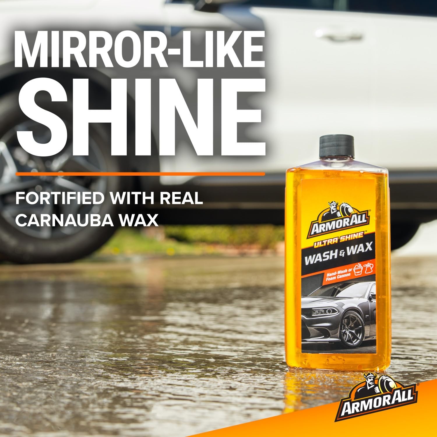 Armor All Ultra Shine Car Wash and Wax, Wax 16 Fl Oz (Pack of 1)