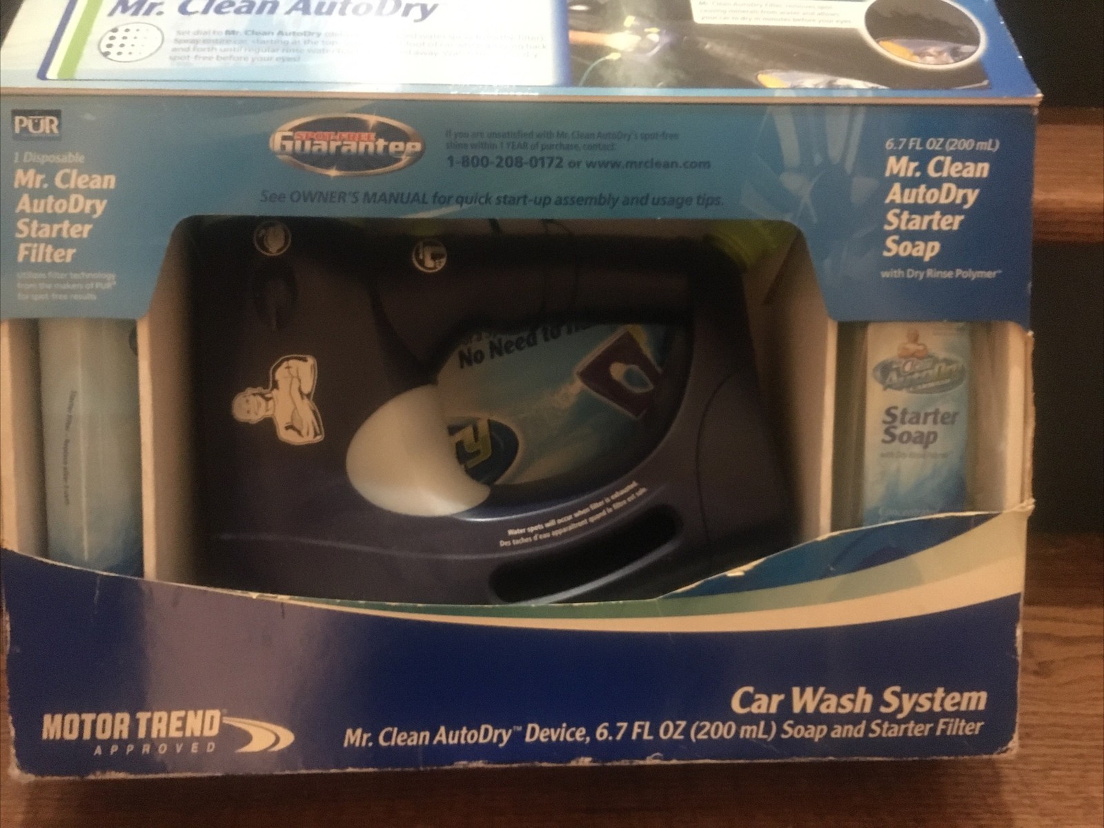 Mr. Clean AutoDry Car Wash System With Starter Soap & Filter 20 Fl Oz Spot-Free