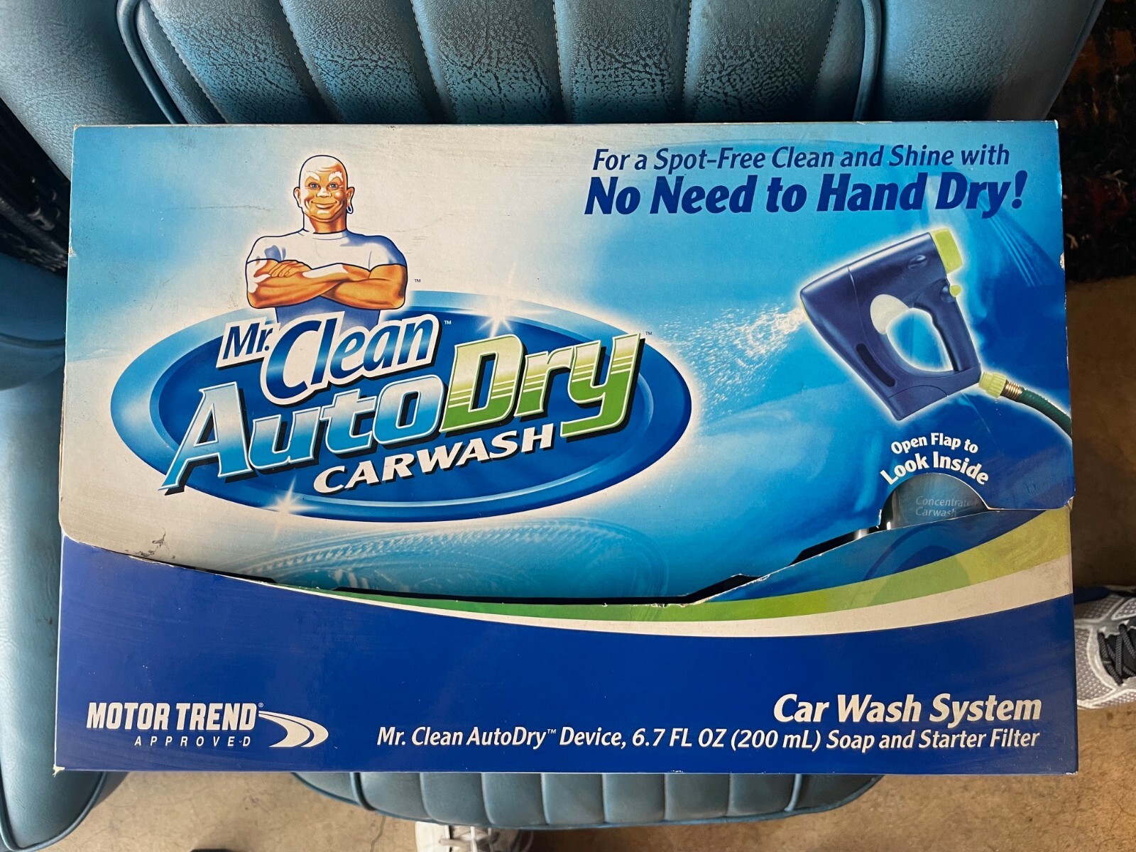 Mr Clean Auto Dry Car Wash System Includes Autodry Device, 6.7 oz Soap & Filter