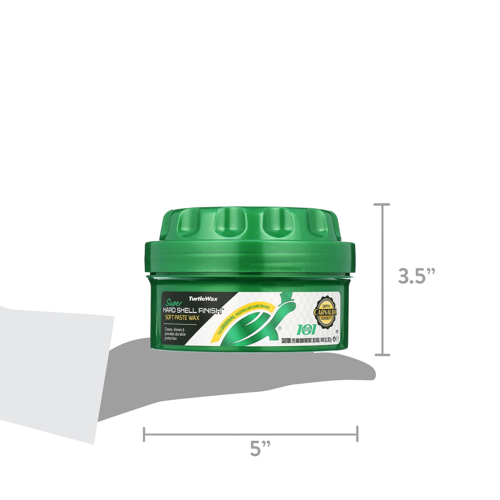 Super Hard Shell Paste Wax 14oz Car Truck Boat Shine Protection UV Resistant New