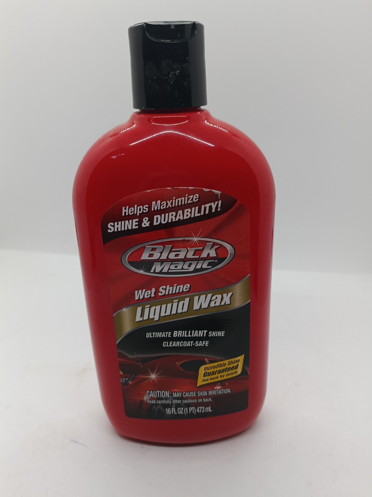 1 VTG BLACK MAGIC Wet Shine Liquid Car Wax 16 oz Discontinued OLD STOCK 2012 New