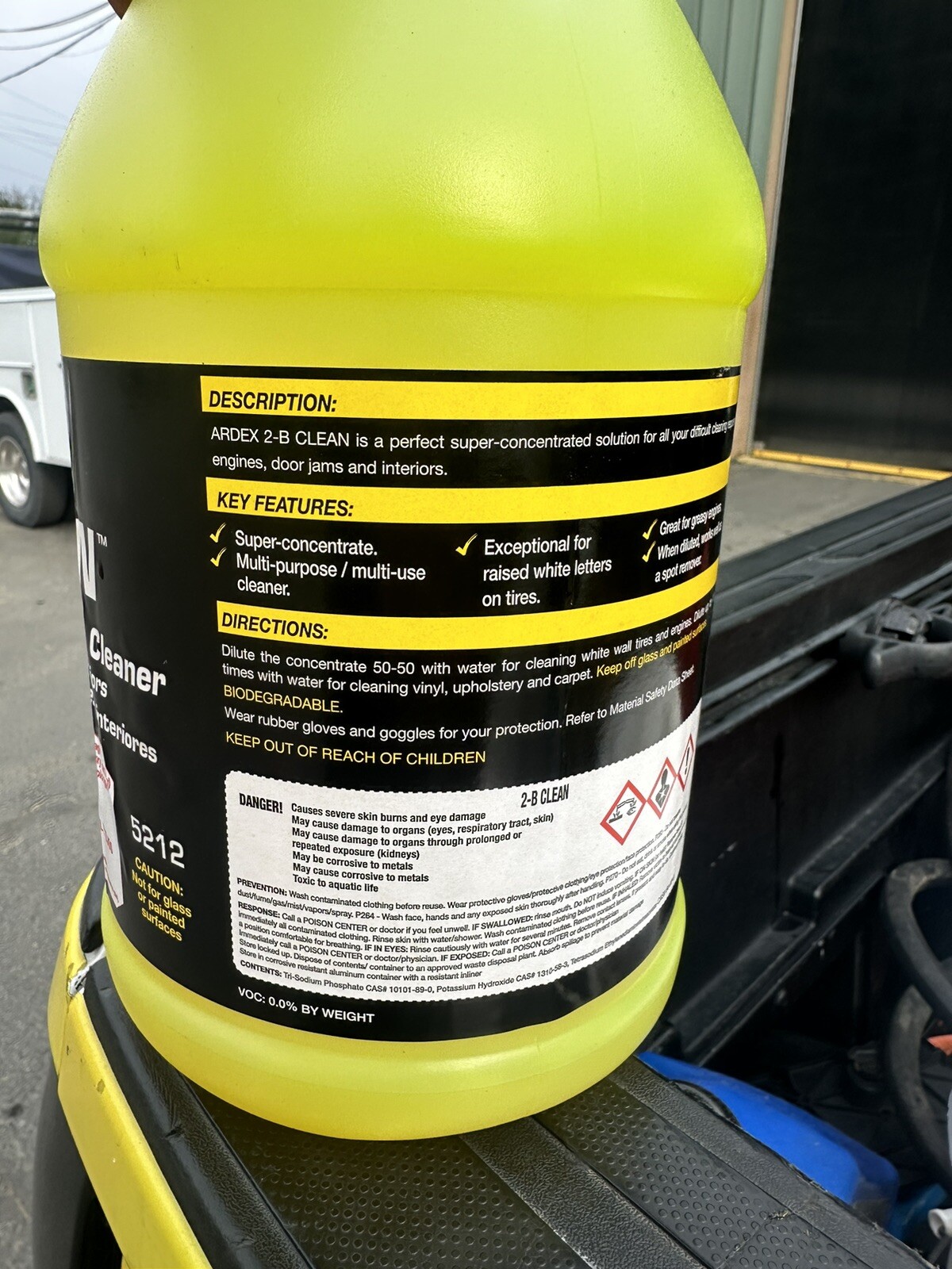 Ardex Premium 2 B Clean Pro All Purpose Cleaner APC 1-Gal Quality Auto Care