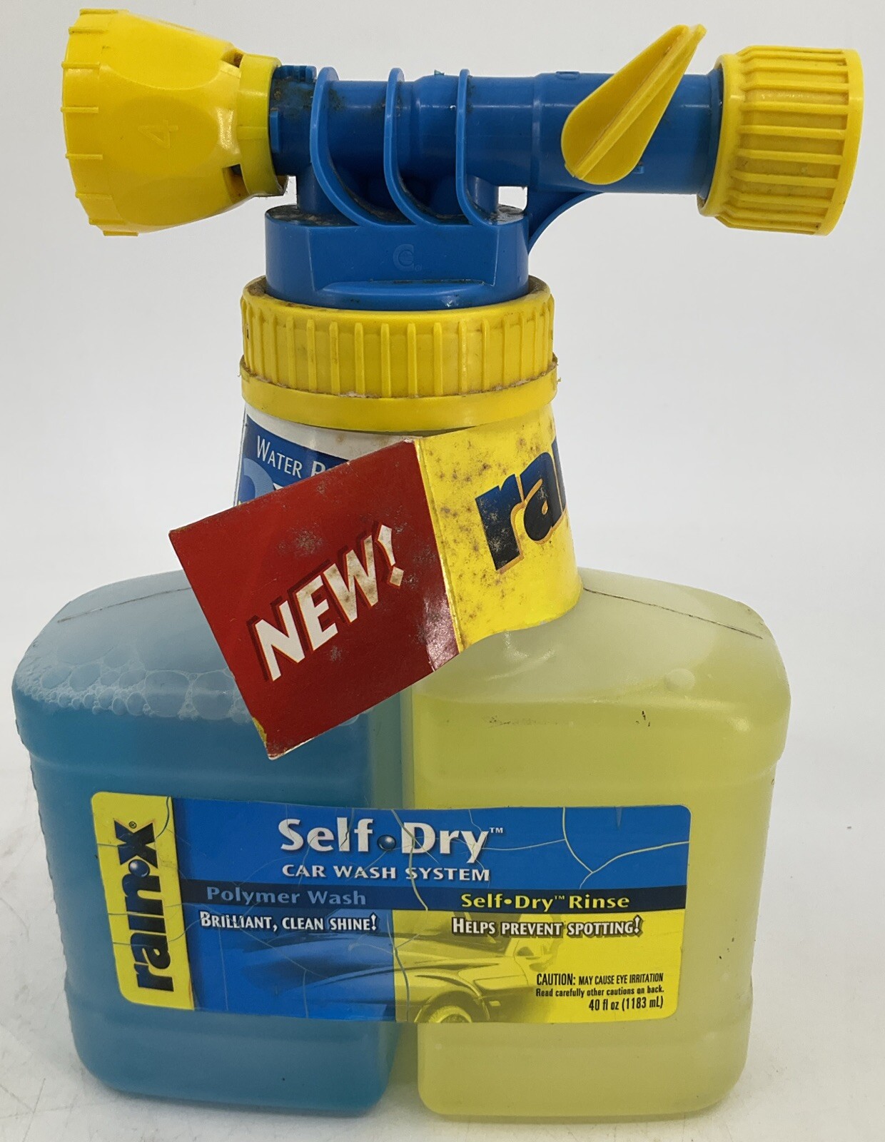 Rain X Car Wash Self Dry System Hose Attach 10 Wash Solution Discontinued NOS