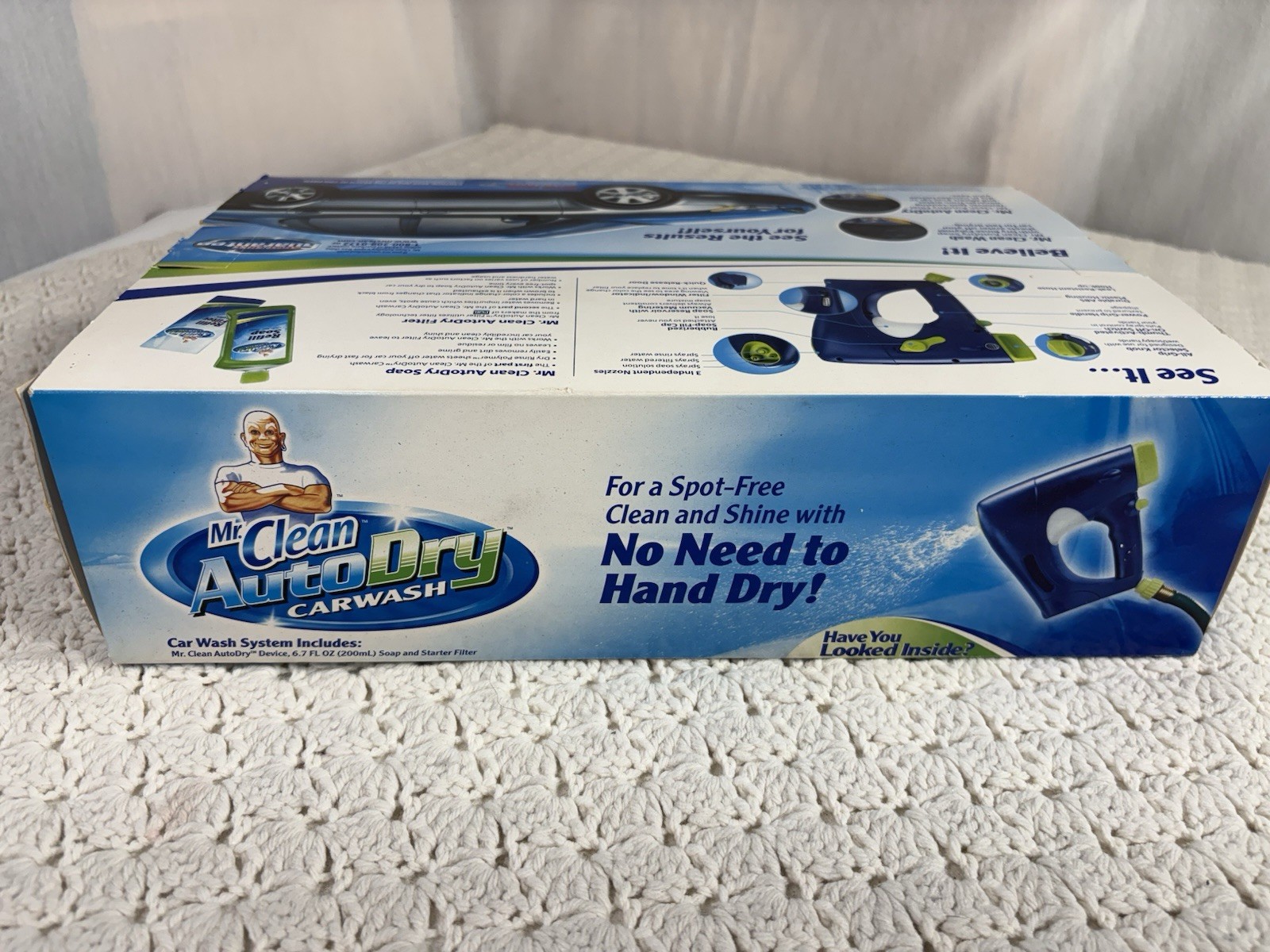 New Mr. Clean AutoDry Carwash System Car Detail Kit With Soap + Filter + Sprayer
