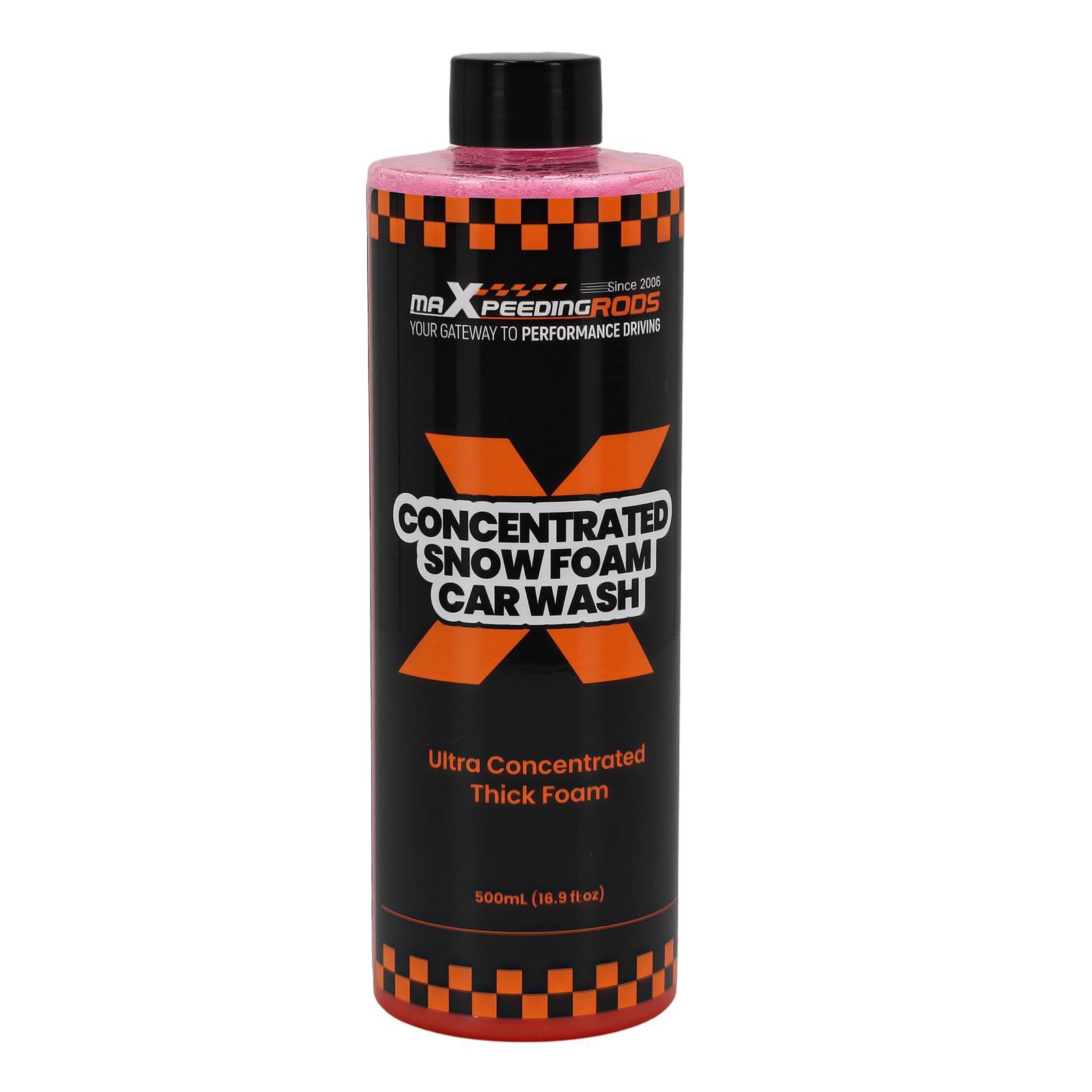1x 500ml High Lubricity Car Wash Shampoo for Car Wax pH Neutral 1:30 Thick Foam