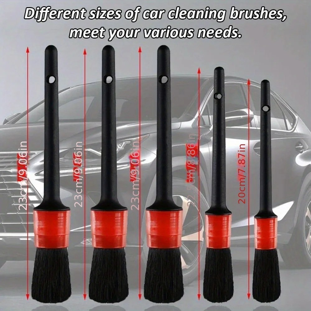 15Pcs Car Interior Detailing Kit with Windshield Cleaning Tool, Detailing Brush