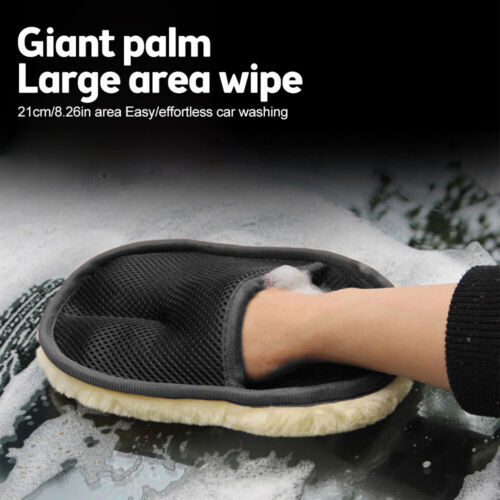 Styling Wool Soft Car Washing Gloves Cleaning Brush Motorcycle Washer Products