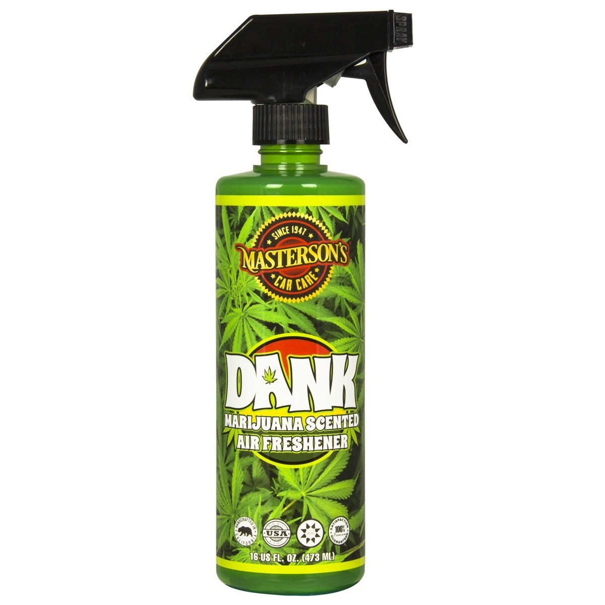 Masterson’s Car Care Dank Marijuana Air Freshener & Odor Eliminator 16OZ Bottle