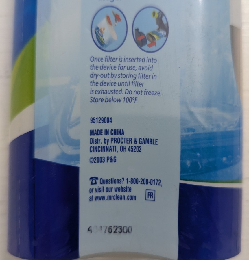 Mr Clean Auto Dry Car Wash Refill Filters 10 Uses New Sealed