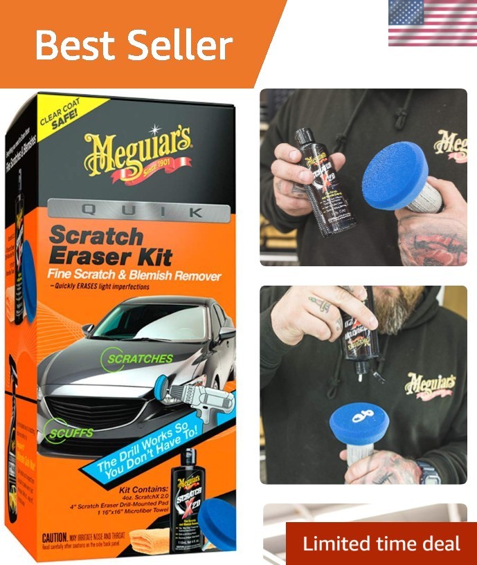 Compact Meguiar’s Scratch Removal Kit – Bring Your Car’s Shine Back Effortlessly