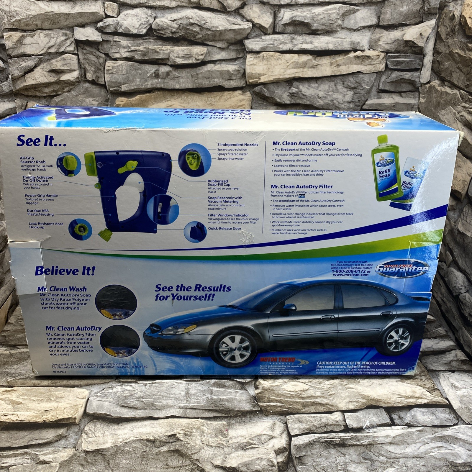 Mr. Clean Auto Dry Car Wash Sprayer Only NEW OLD STOCK RARE No Soap Ships Fast