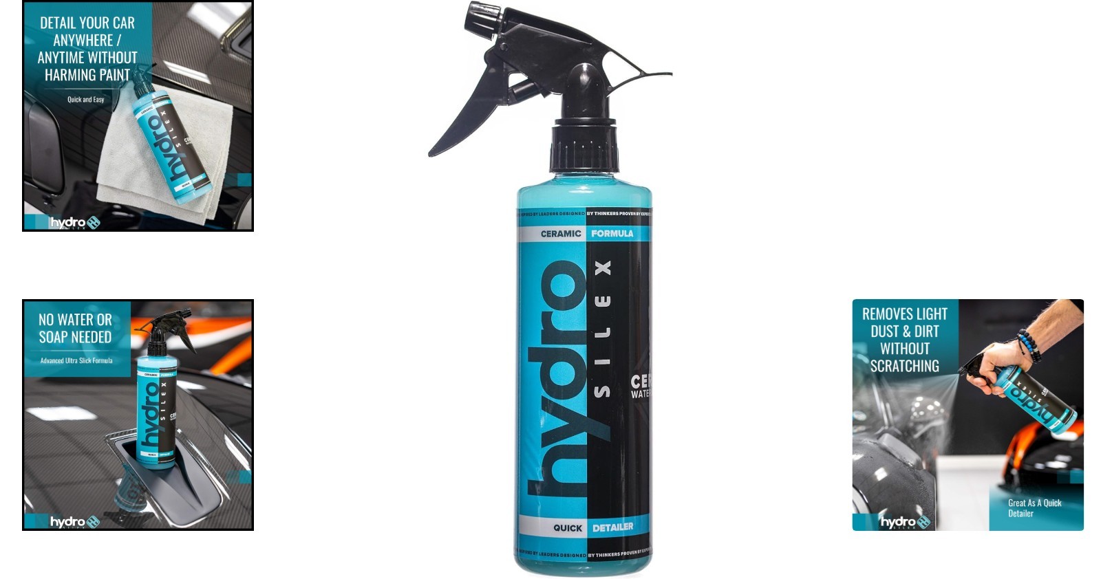 Ultra-Slick 16oz Waterless Car Wash for Easy Detailing – No Rinse Needed