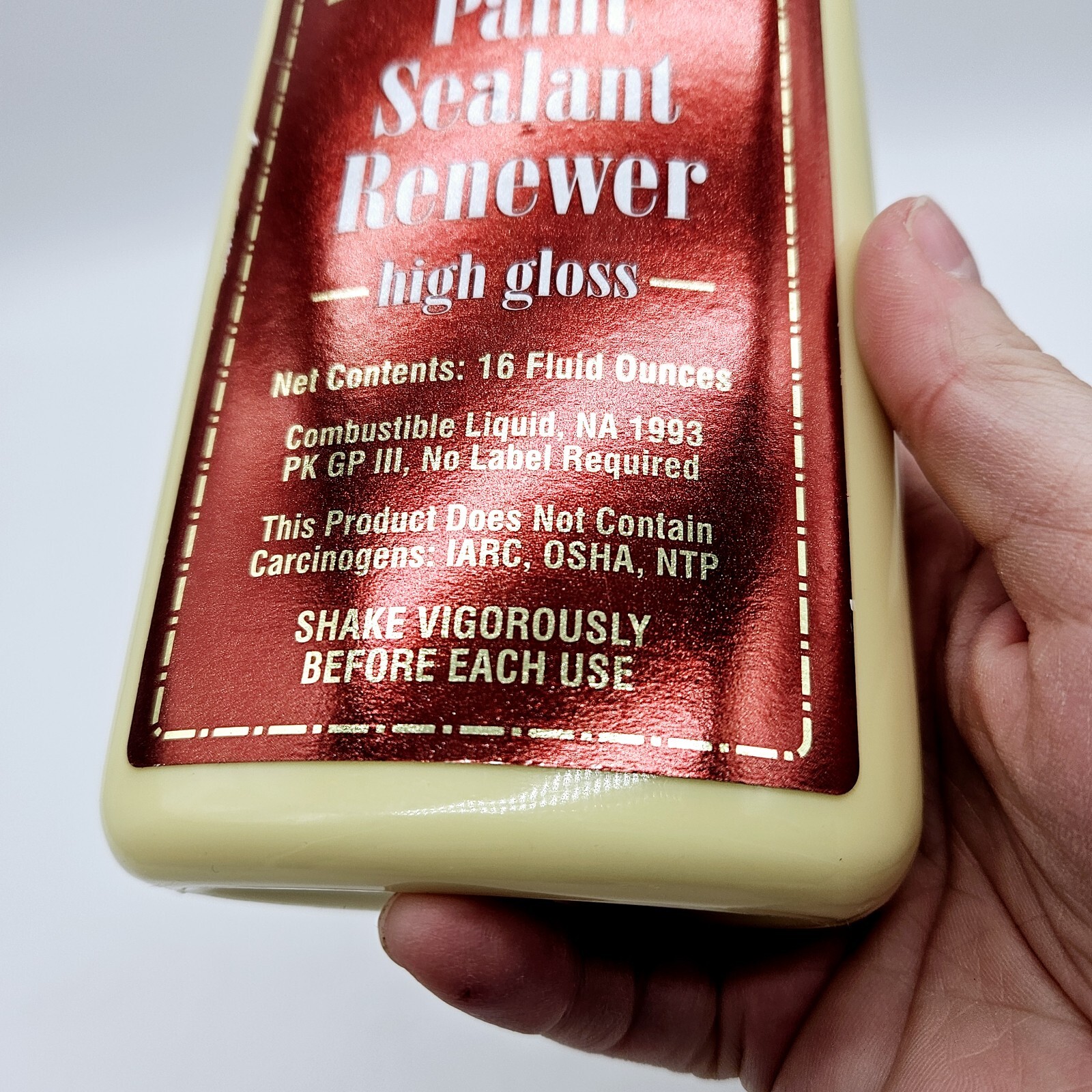 COMMODORE COATINGS AUTOMOBILE PAINT SEALANT RENEWER, 16 Oz, Car Wash Concentrate