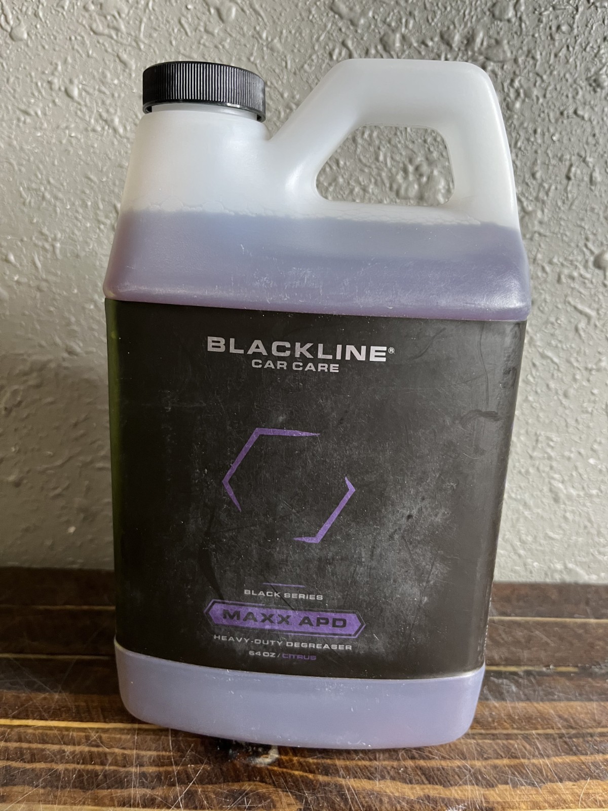 Blackline Car Care Maxx APD Heavy Duty Degreaser Citrus 64 oz Black Series