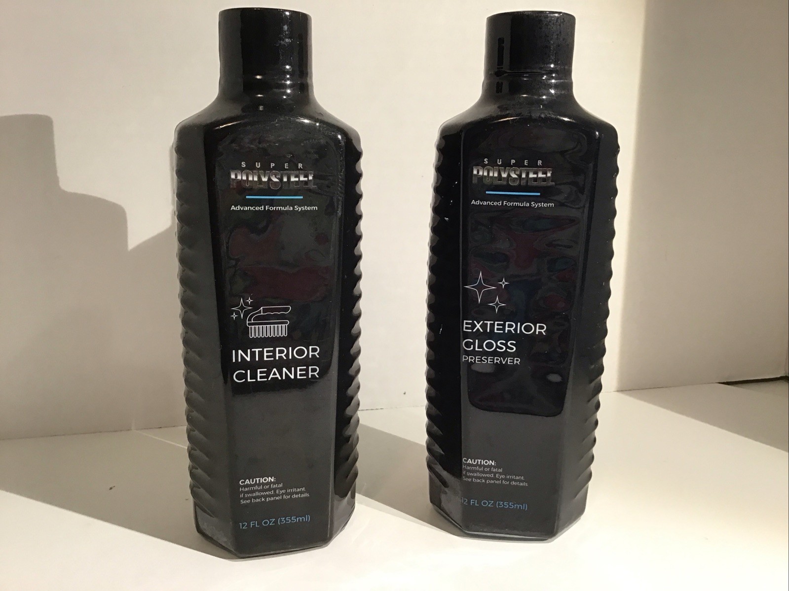 Super Polysteel Advanced Formula System Car Interior & Exterior Cleaner Set Of 2