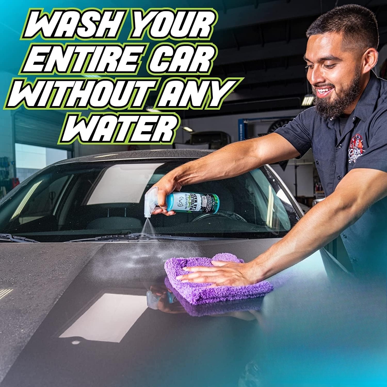 Wipe Waterless Car Wash, Safe for Cars, Trucks, RVs & More, 16 fl oz (2-Pack)