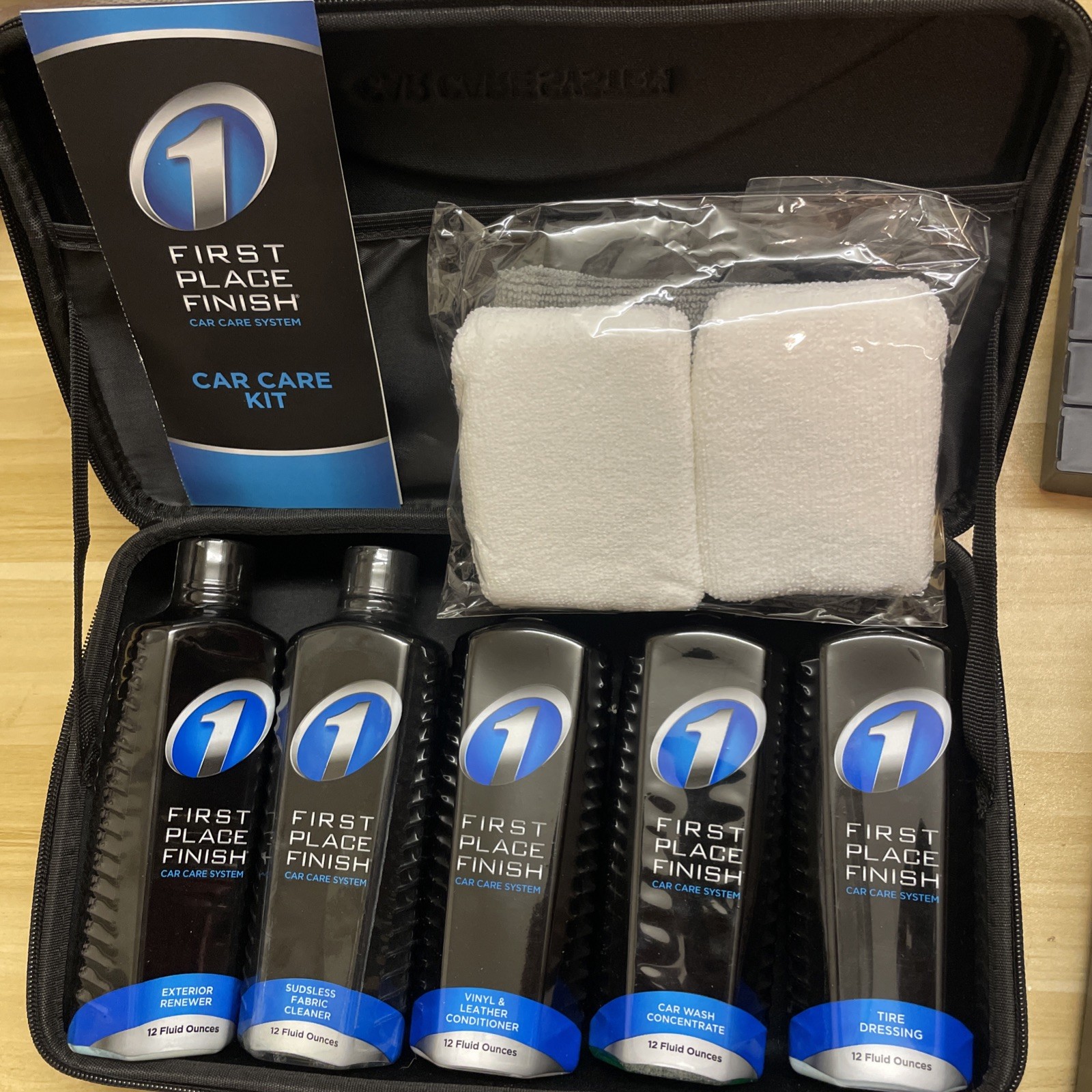 First Place Finish Car Care Products System 12 OZ. Kit 5 Bottle Set sealed
