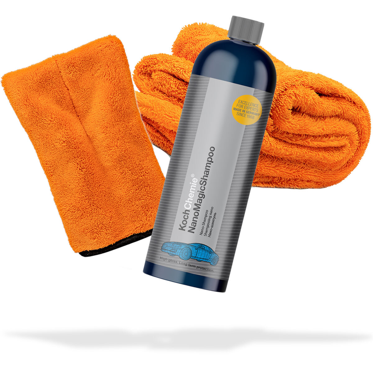 Wasch set Auto KochChemie NanoMagic Shampoo + Handschuh + Mikrofaser Trockentuch