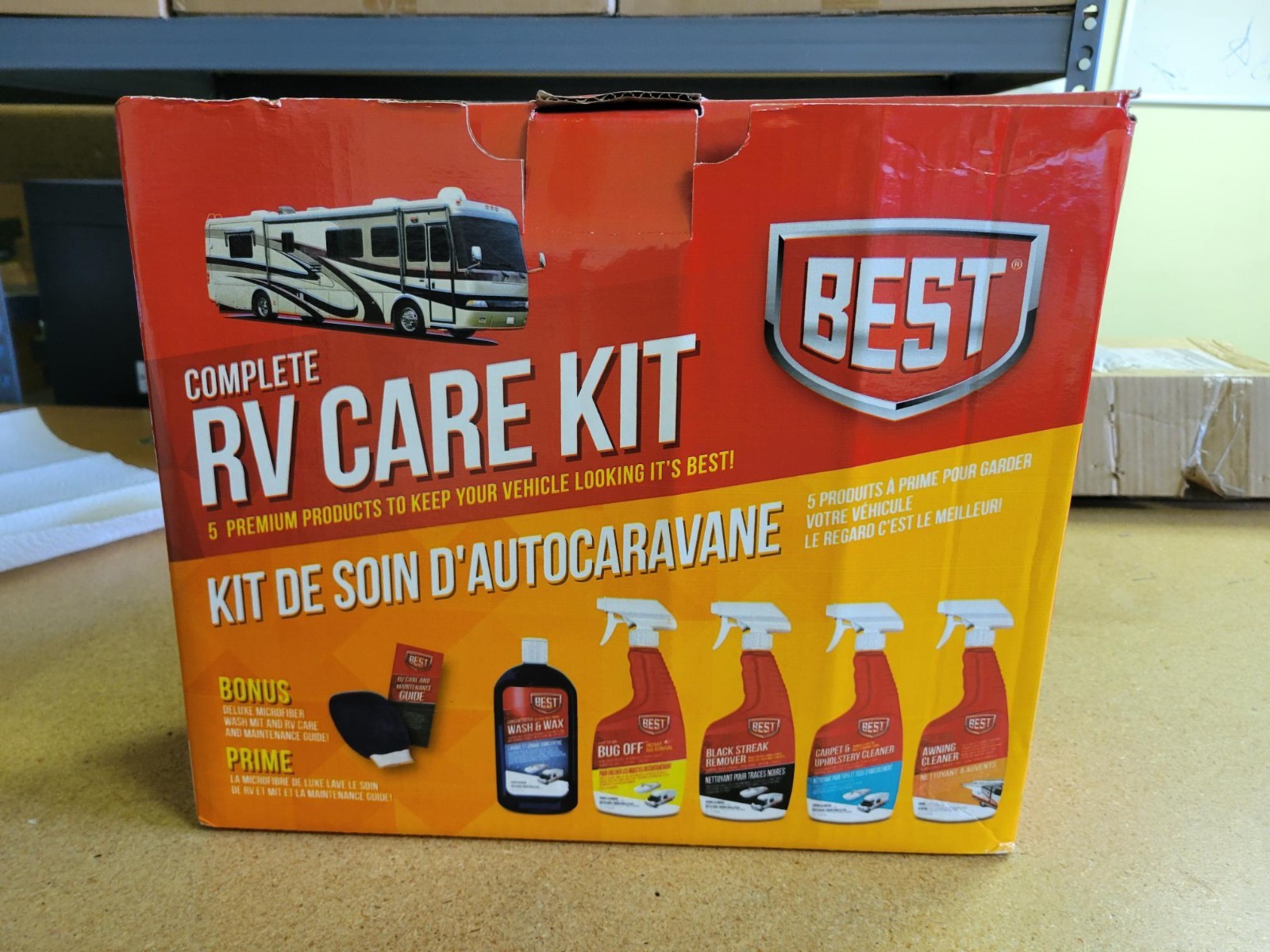 PROPACK 99001 Car Detailing Kit Includes 5 – 32oz bottles – Microfiber Wash Mitt
