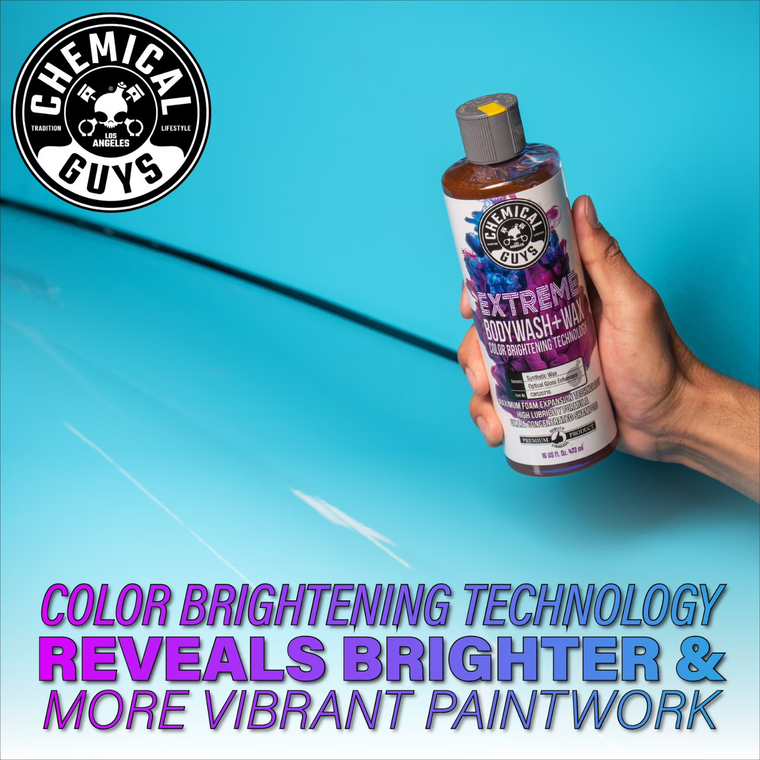 (2 pack) Chemical Guys Extreme Body Car Wash & Wax with Color Brightening Techno