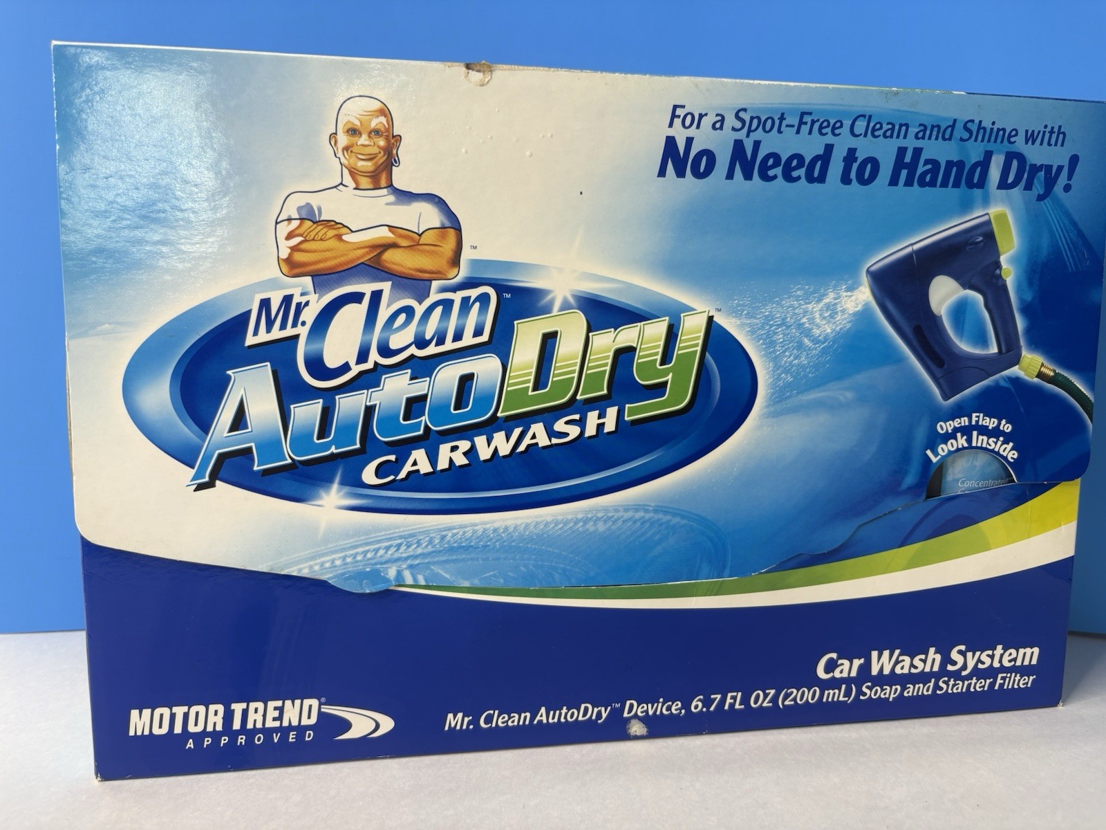 Mr Clean Auto Dry Car Wash System Starter Kit Bundle Device Soap Filter NEW