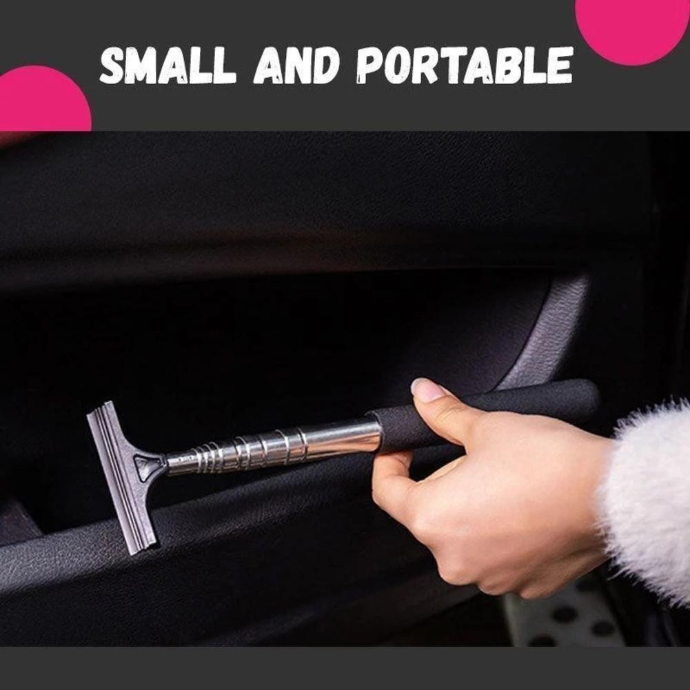 Retractable Car Rearview Mirror Wiper Portable Water Remover Cleaning Tool Rain