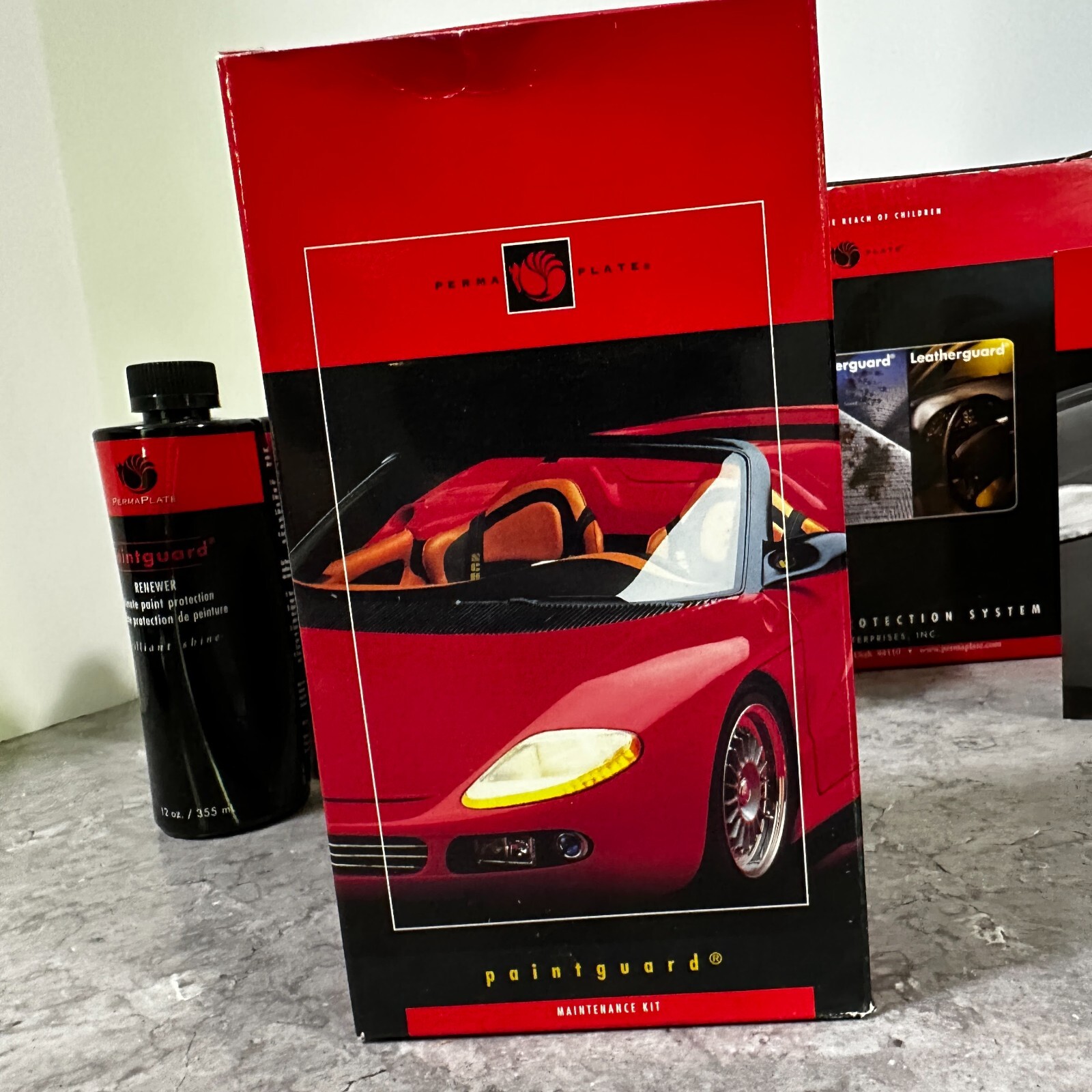 Perma Plate Automotive Protection System Paint Guard Fiber Guard Leather Guard