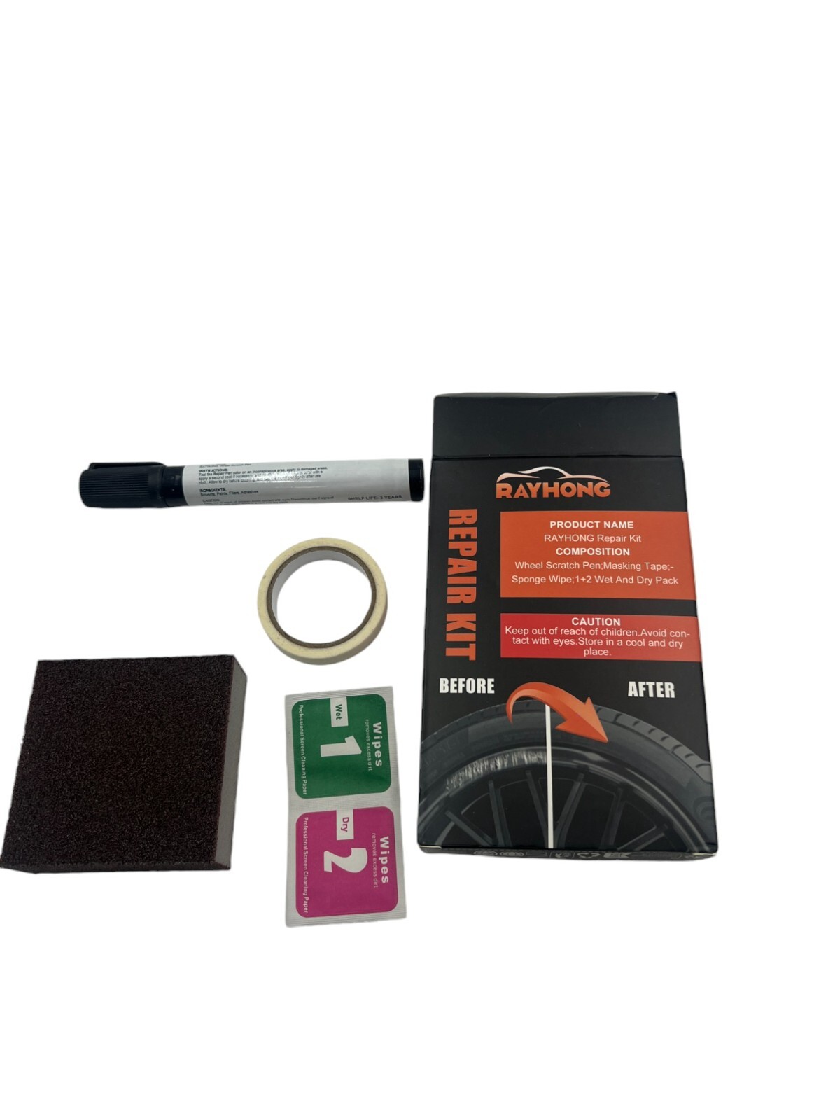 Rayhong Wheel Scratch Repair Pen Paint Fortouch-Up Paint To Scratch Car Paint