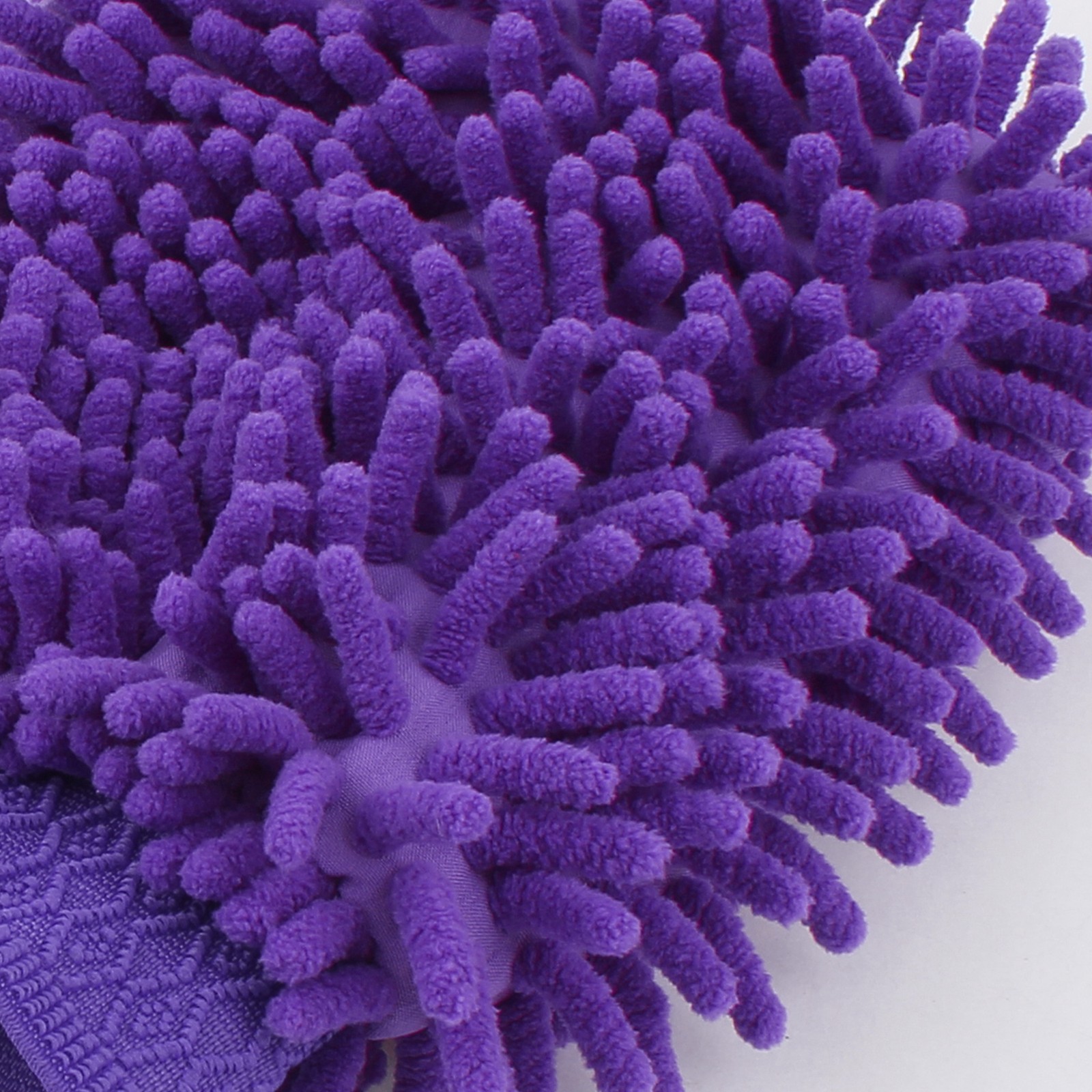 Universal Purple Chenille Microfiber Washing Glove for Car Dusting C Pack of 1