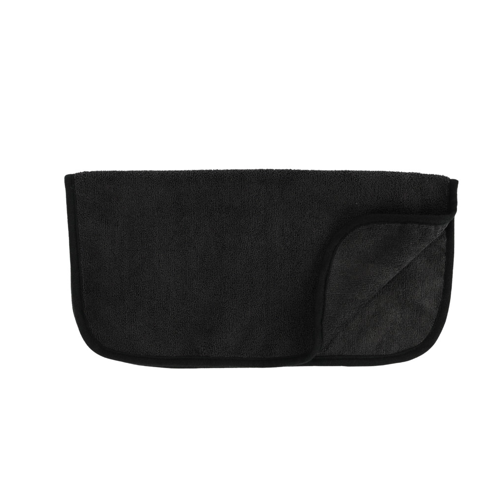 3pcs 40 x 40cm 400GSM Microfiber Car Cleaning Towels Drying Washing Cloth black