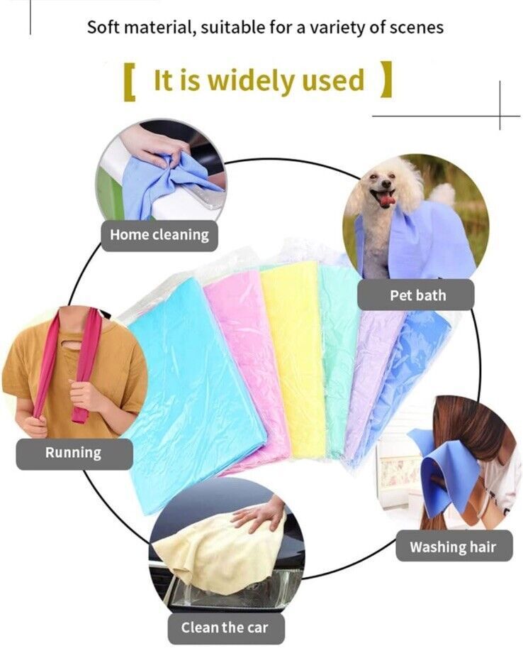 Drying Synthetic Chamois Towel Car Wash Cleaning Cloth Absorbent for Car