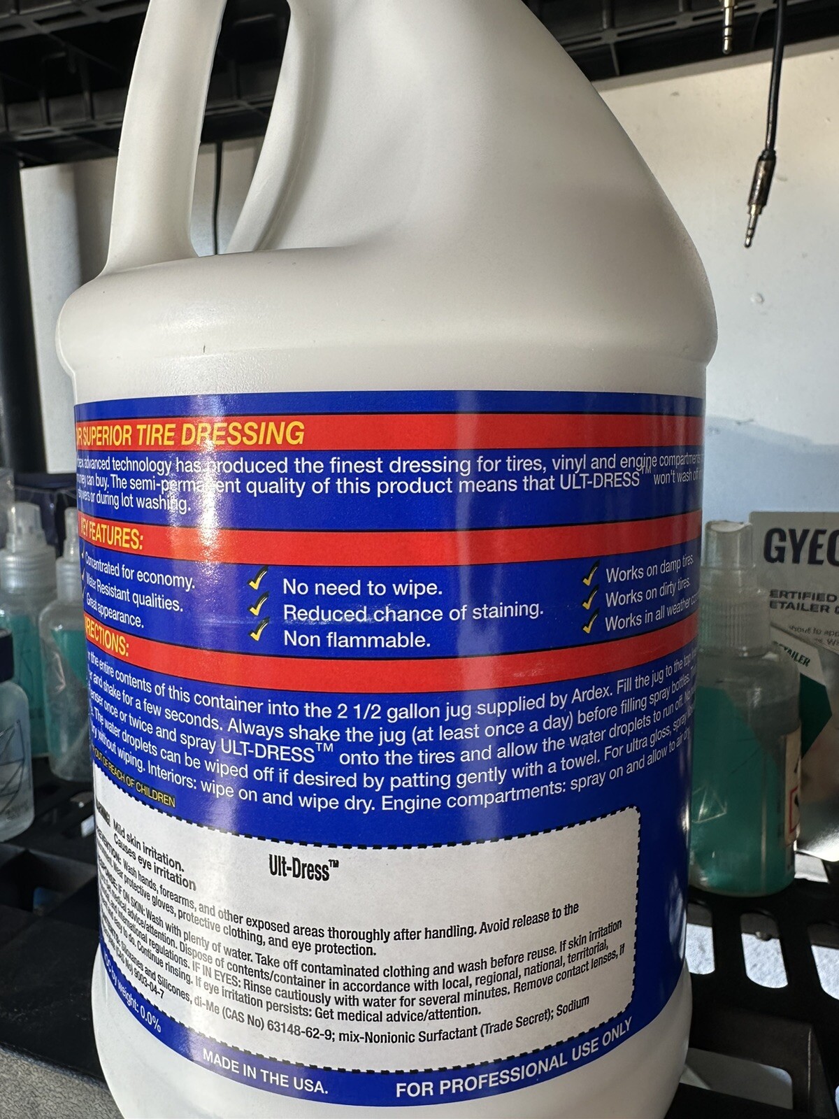 Ardex Ult-Dress “Ultimate Dressing” Super Water Resistant Concentrate 1-Gal