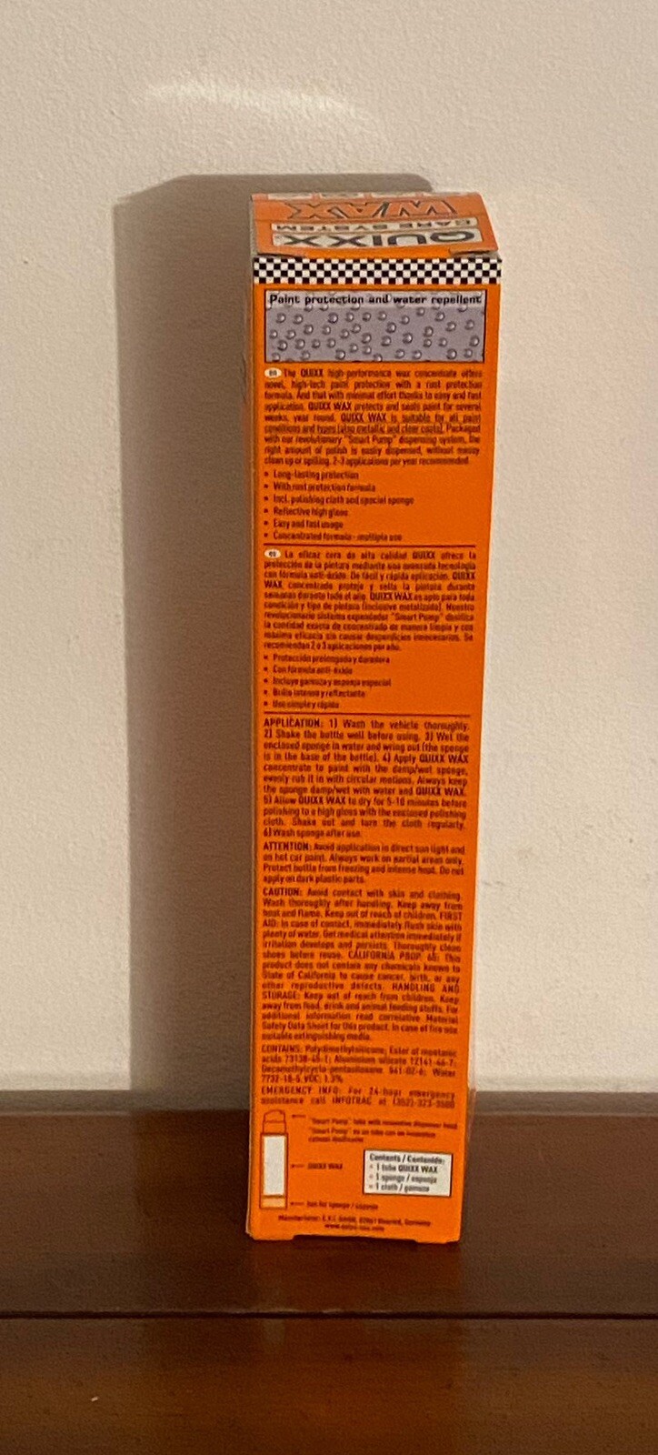 TWO Quixx Wax High Performance Concentrate Includes Sponge & Polishing cloth MIB