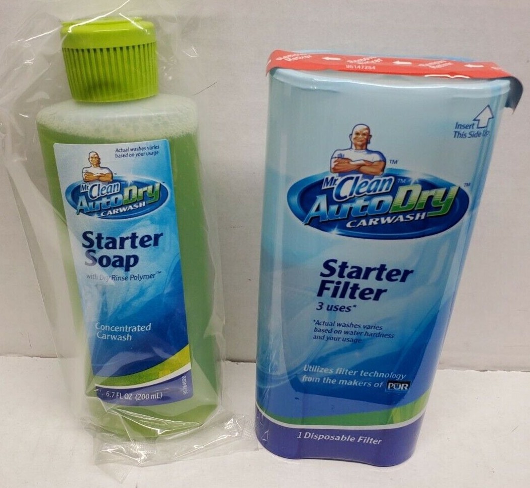 Mr. Clean Starter Filter and Starter Soap – Brand New – Still Sealed