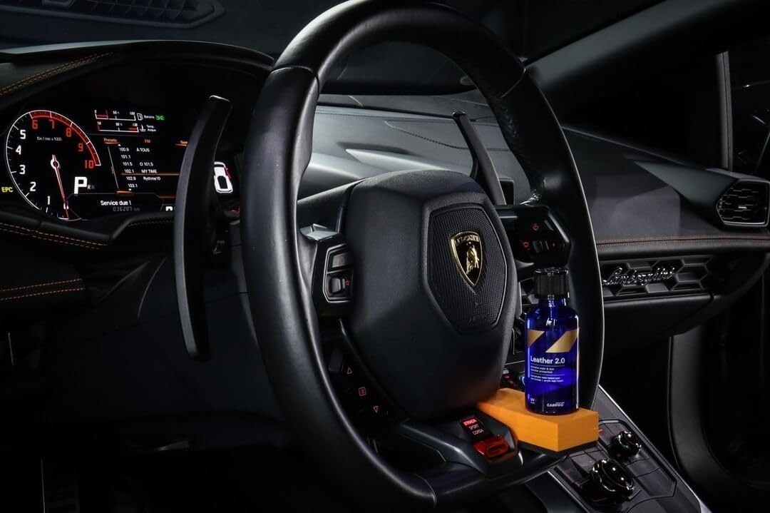 CARPRO CQUARTZ Leather 2.0 – 30mL Kit – Hydrophobic Water-Based Coat, UV Proof