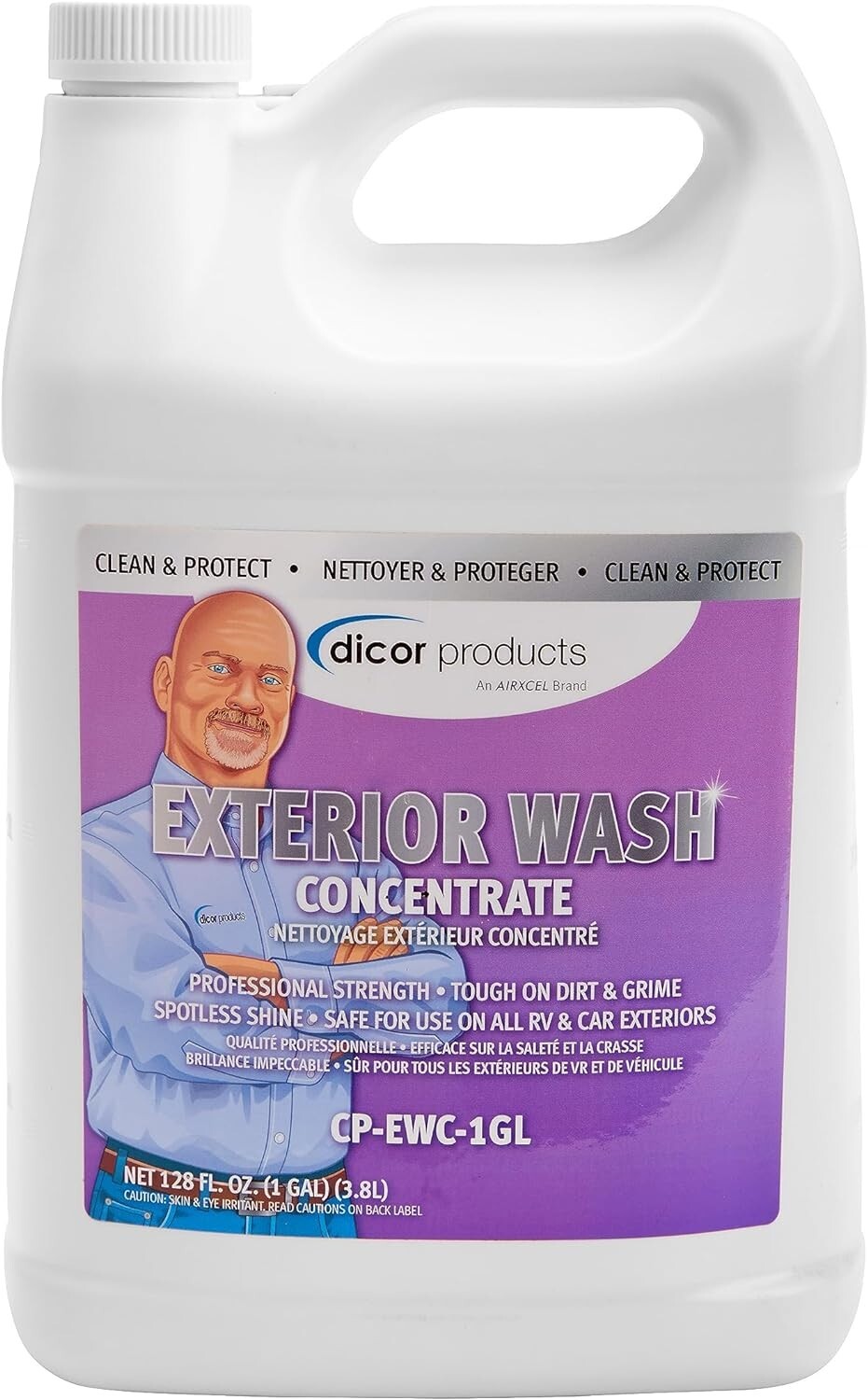 Dicor CP-EWC-1GL Black Streak Remover Exterior Cleaning Care for RV and Vehicle