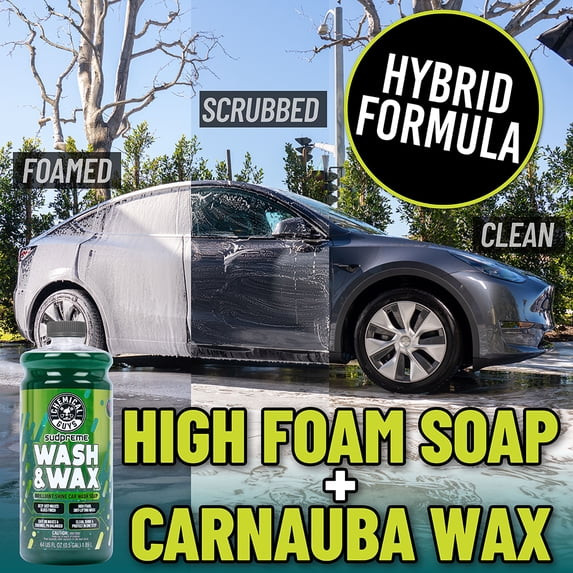 Chemical Guys Sudpreme Car Wash & Wax Extreme Shine Foaming Soap 64 oz
