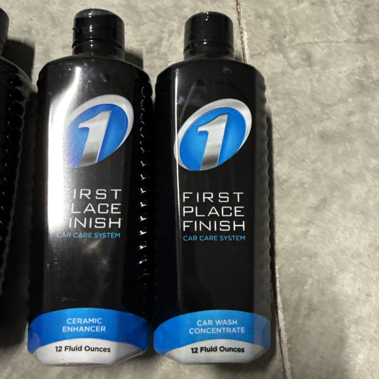First Place Finish Car Care System Bottle & Box Set Cleaner, Enhancer, Wash NEW
