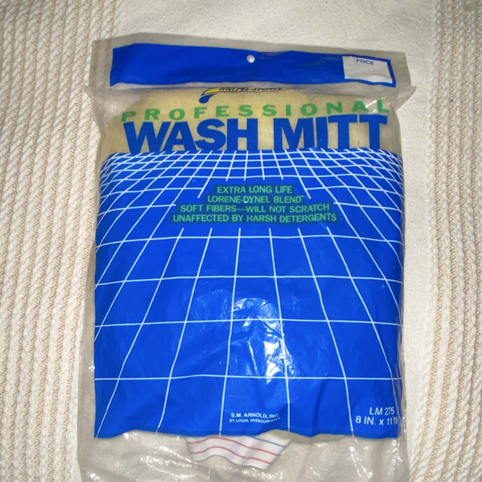 SM Arnold Professional Wash Mitt for Car Washing Auto Detailing