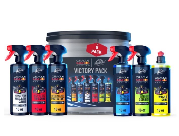 Armor All Podium Series Victory Pack Car Detailing Kit, 8-Piece Car Wash Bucket