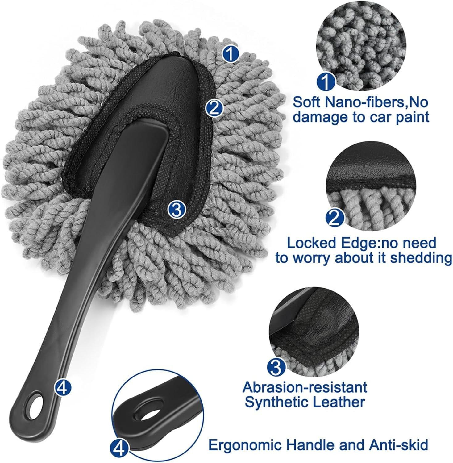 Ultimate Car Interior Cleaning Kit: Soft Dusting Gel, Detailing Brushes & Access