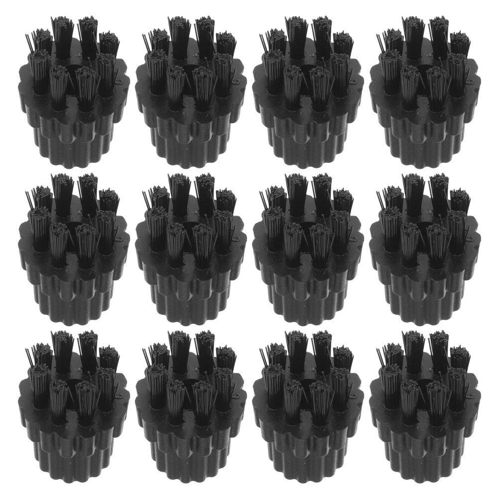 12pcs Steam Cleaner Brush Head M8 Nylon Steamer Accessories For Kitchen Bathroom