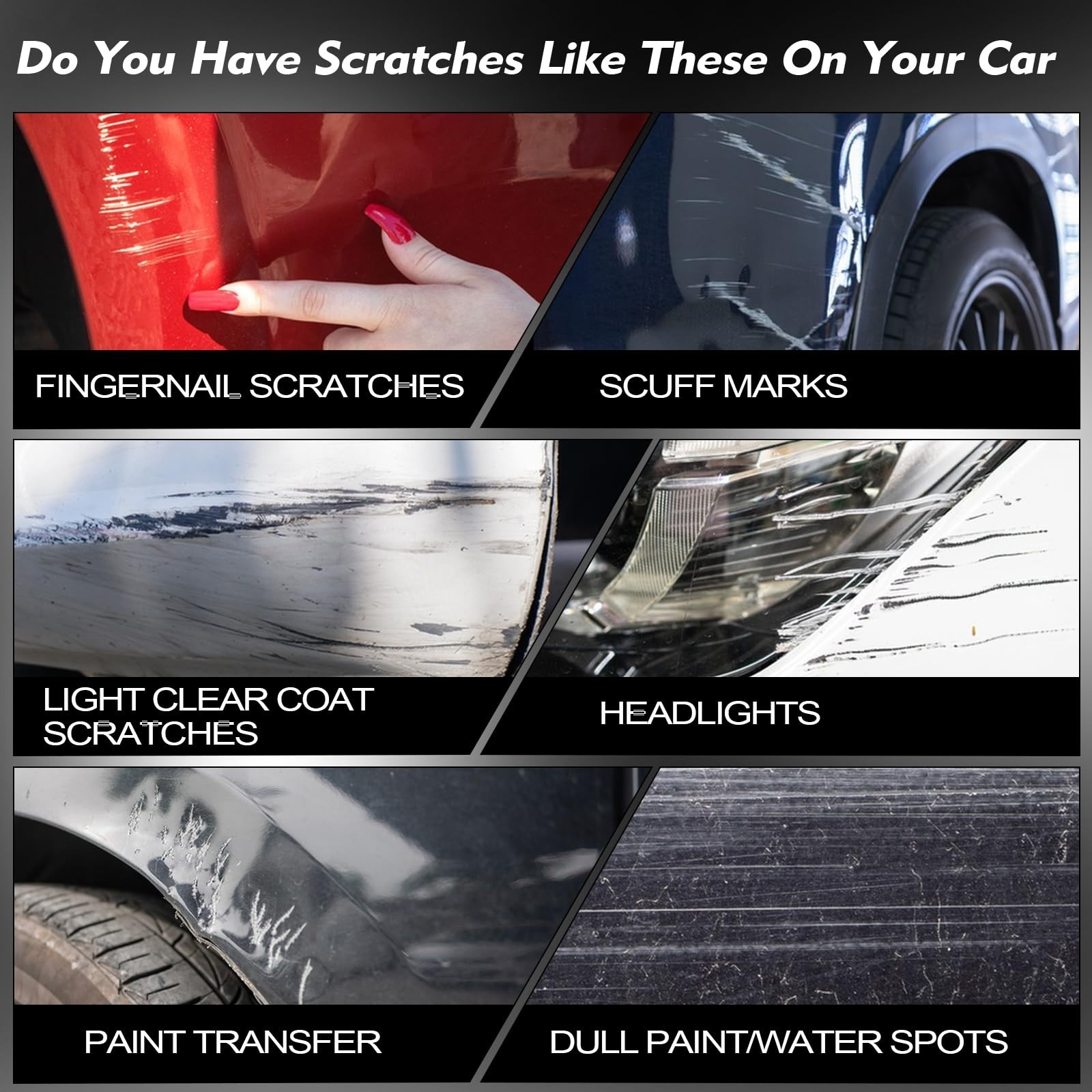 Upgraded Car Scratch Remover Kit for Deep Scratches – Paint Repair Solution (1PC