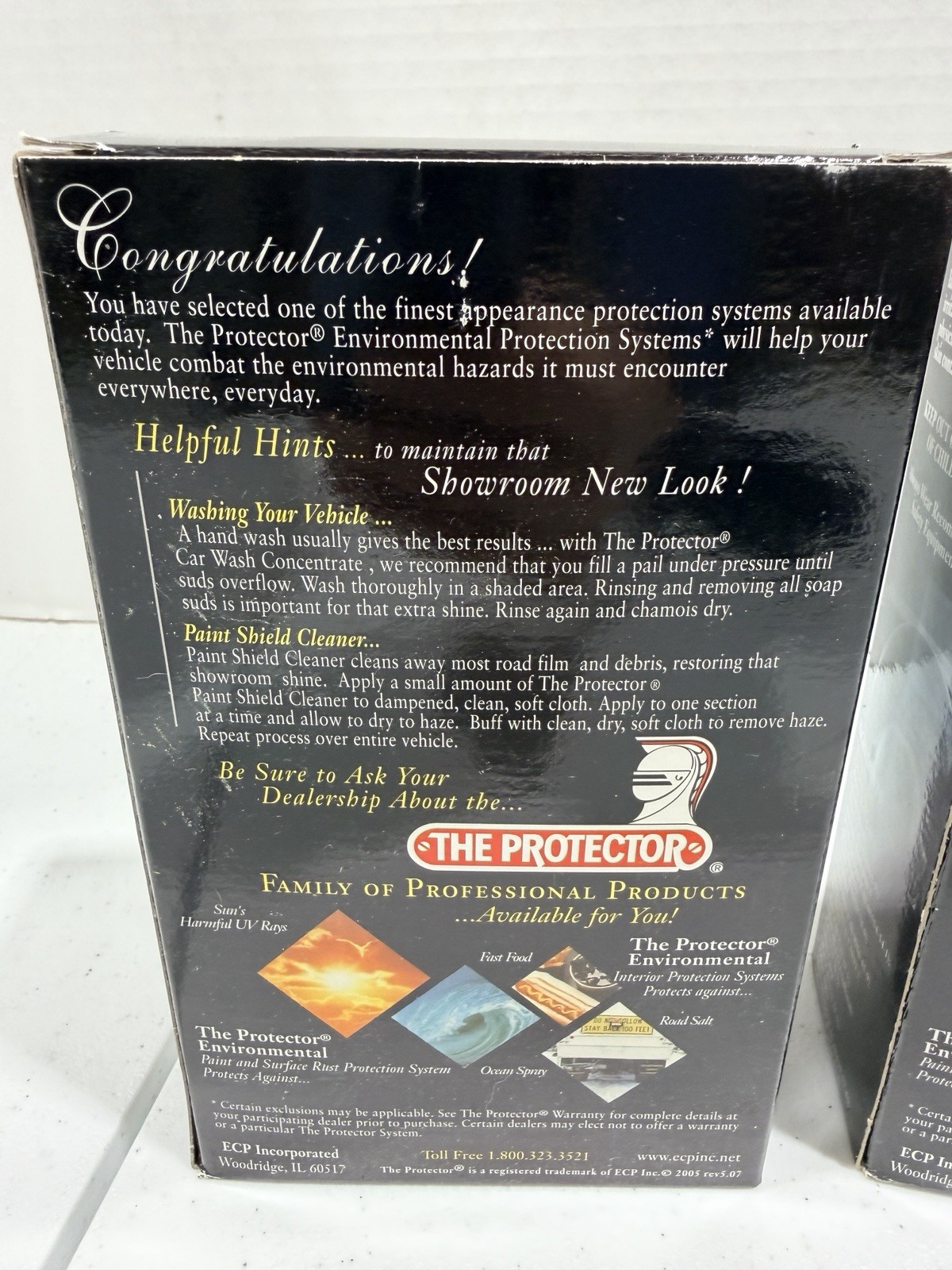 THE PROTECTOR EXTERIOR &INTERIOR CAR CARE KIT PROTECTION (NEW)