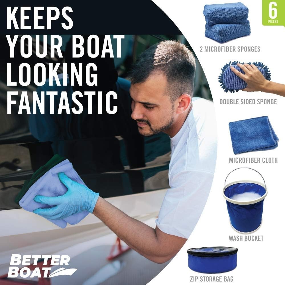 Universal Boat & Car Wash Set: Microfiber Cloths